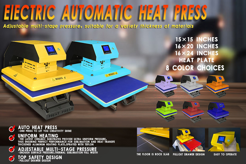 Dongguan Pen Run has developed a new adjustable pressure electric heat press machine series